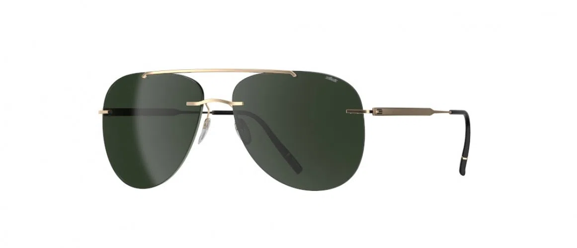 Silhouette Canatara Rimless 8751 Sunglasses - view 11